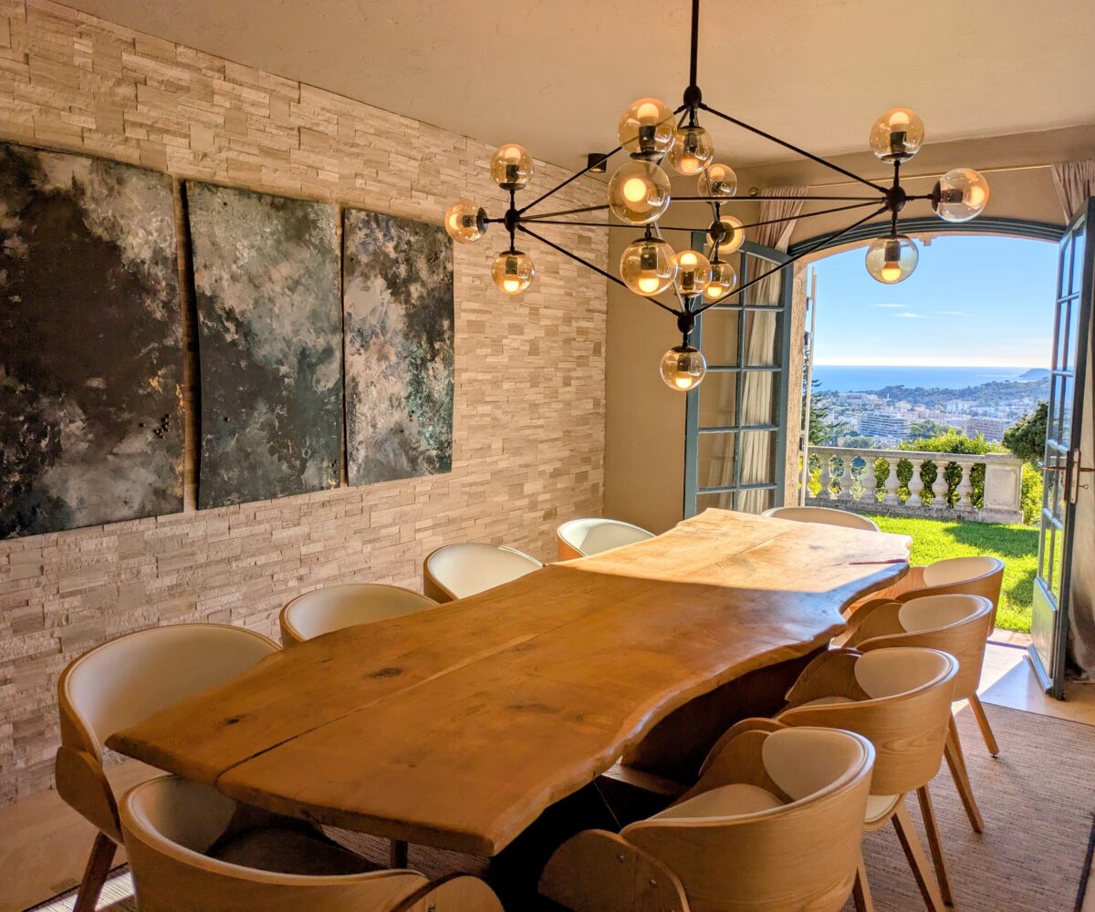 Villa T6 Mougins Salle a manger
