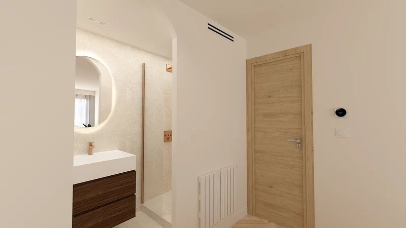 T3 roisette Salle de douche