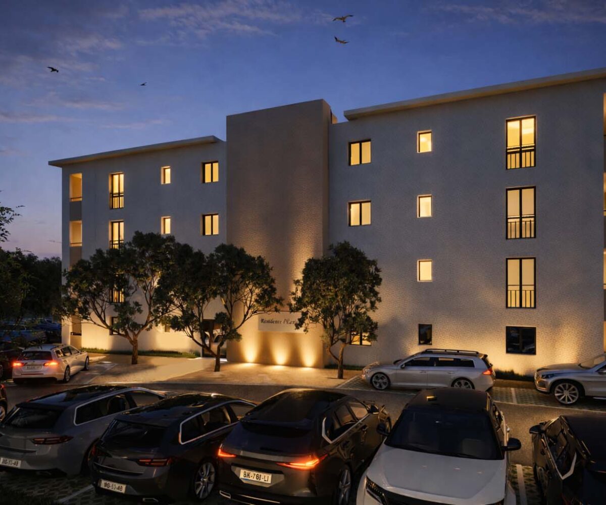 Resdidence L Ecrin Parking Nuit