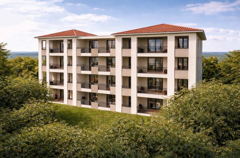 Residence L Ecrin facade Sud