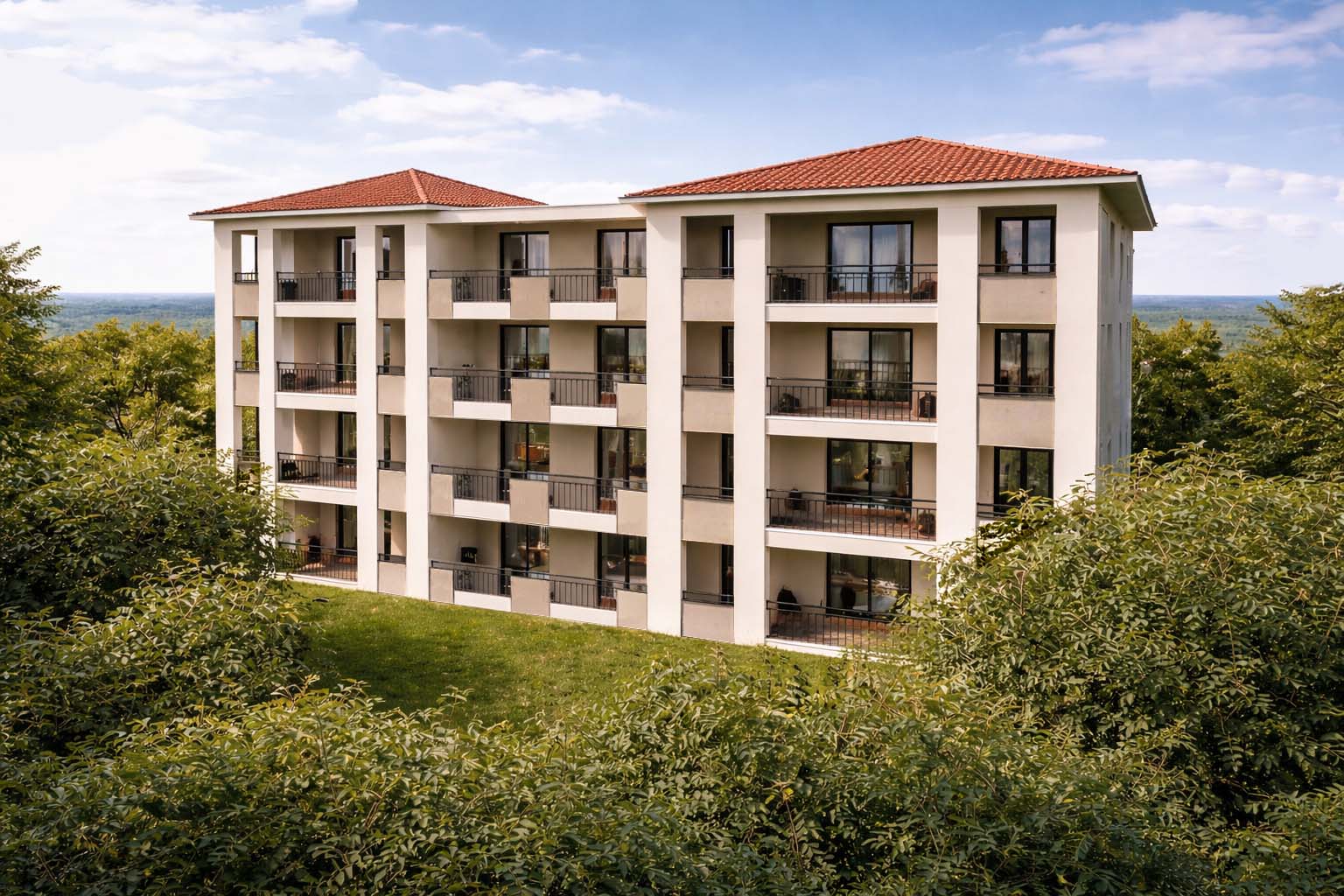 Residence L Ecrin facade Sud